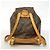 Zaino Louis Vuitton Monogram Montsouris MM Marrone - vista 14