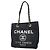 Borsa Tote con Catena Deauville Chanel Blu