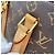 Borsa Louis Vuitton Monogram Soufflot BB Marrone - vista 12