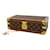 Louis Vuitton Monogram Watch Case Brown Navy blue