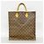 Borsa Tote Louis Vuitton Monogram Sac Plat Marrone - vista 12