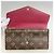 Portafoglio lungo Sarah Monogram Louis Vuitton Marrone Fuschia - vista 10
