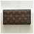 Portafoglio lungo Sarah Monogram Louis Vuitton Marrone Fuschia - vista 11