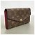Portafoglio lungo Sarah Monogram Louis Vuitton Marrone Fuschia - vista 2