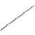 Collana lunga Chanel Gunmetal con strass Metallico - vista 2