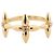 Louis Vuitton Louisette Signature Metallring Golden