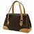 Borsa a Spalla Louis Vuitton Monogram Beverly GM Marrone Nero Bianco Monogramma - vista 3