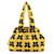 Borsa Chanel Coco Mark Flower Nero Giallo - vista 2
