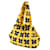 Borsa Chanel Coco Mark Flower Nero Giallo - vista 3