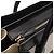 Céline Borsa Celine Luggage Nano Shopper Nero Bianco Beige Cachi - vista 7