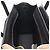 Céline Borsa Celine Luggage Nano Shopper Nero Bianco Beige Cachi - vista 8