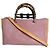 Borsa a mano Gucci Bamboo in pelle rosa