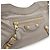 Borsa a tracolla in pelle grigia Balenciaga Marrone - vista 8