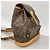Zaino Louis Vuitton Monogram Montsouris MM Marrone - vista 2