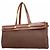 Hermès Borsa Tote Hermes Herback Cabas MM Marrone