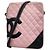 Borsa a tracolla Chanel Cambon in agnello Nero Rosa
