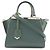 Borsa Fendi Petite Trois Jours Marrone Multicolore Verde