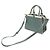 Borsa Fendi Petite Trois Jours Marrone Multicolore Verde - vista 3