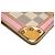 Portafoglio con catena Louis Vuitton Damier Azur Rosa - vista 8