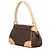 Borsa a tracolla Louis Vuitton Monogram Beverly MM Marrone - vista 2