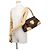 Borsa a tracolla Louis Vuitton Monogram Beverly MM Marrone - vista 4