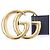 Cintura Gucci 400593 Marrone Nero - vista 2