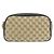 Borsa a Spalla Gucci GG Marmont Nero Beige - vista 2
