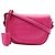 Loewe Heritage Schultertasche/Pochette aus rosa Leder Pink