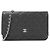 Portafoglio con catena Chanel Timeless Classic Line 33814 Nero