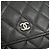 Portafoglio con catena Chanel Timeless Classic Line 33814 Nero - vista 5