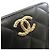 Monedero Chanel de piel de becerro granulado negro - vista 4