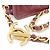 Chanel AP3480 Bordeaux Grained Calfskin Chain Shoulder Wallet Bordò - vista 6