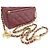 Chanel AP3480 Bordeaux Grained Calfskin Chain Shoulder Wallet Bordò - vista 7