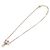 Collana Chanel ABG813 Rosa Bianco D'oro - vista 2