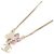 Collana Chanel ABG813 Rosa Bianco D'oro - vista 3