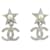 Orecchini a lobo Chanel ABF758 Argento Bianco