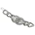 Barrette Chanel AB3785 Argento e Bianco - vista 2