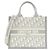 Borsa Christian Dior DIOR OBLIQUE Book Tote Small Marrone