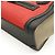 Céline Borsa Celine Luggage Nano Shopper Nero Rosso Grigio - vista 4