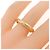 Fede Cartier in oro giallo 18K - vista 4