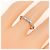 Anel de banda em platina 950 Cartier com diamante - vista 5