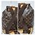Zaino LOUIS VUITTON Monogram Montsouris GM Marrone - vista 11