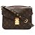 Borsa Louis Vuitton Monogram Pochette Metis MM Marrone Monogramma - vista 2