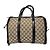 Borsa Boston GUCCI GG Canvas Media Beige/Marrone