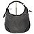 Borsa Hobo a Spalla in Pelle Borchiata Burberry Nero