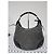 Borsa Hobo a Spalla in Pelle Borchiata Burberry Nero - vista 3