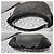 Borsa Hobo a Spalla in Pelle Borchiata Burberry Nero - vista 6
