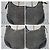 Borsa Hobo a Spalla in Pelle Borchiata Burberry Nero - vista 7