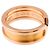 Anello Cartier C2 Small SM in oro rosa - vista 4