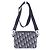 Pochette con zip Christian Dior Beige Blu navy - vista 3
